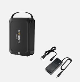 BougeRV JuiceGo Upgraded 240Wh Portable Power Station (Pure Sine Wave) + AC Power Cord