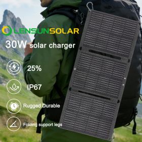 Lensun 30W Waterproof Solar Charger