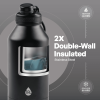 Stainless Steel Ranger Water Bottle 64oz, Black
