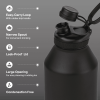 Stainless Steel Ranger Water Bottle 64oz, Black