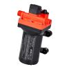 RV Water Pump, 12V DC 6 GPM (22.7 L/min), 4-Chamber Self-Priming Diaphragm Water Pump with Automatic Pressure Switch, 70 PSI Max Pressure