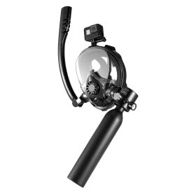 Scuba Tank, 0.5L Portable Diving Tank, Diving Oxygen Cylinder Support 5-10 Minutes Underwater Breathing, 32.81 ft Diving Depth