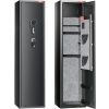 5 Rifles Gun Safe, Rifle Safe with Digital Keypad & Lock, Gun Storage Cabinet with Built-in Storage Locker