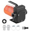 Fuel Transfer Pump, 12V DC 5 GPM 1/10 HP, Portable Electric Diesel Transfer Pump with Auto Shut-Off Fuel Nozzle
