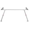 Truck Rack, 800 lbs Capacity, 19-34in Adjustable Height, Aluminum Ladder Rack for Truck with 8 Non-Drilling C-clamps