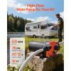 RV Water Pump, 12V DC 6 GPM (22.7 L/min), 4-Chamber Self-Priming Diaphragm Water Pump with Automatic Pressure Switch, 70 PSI Max Pressure