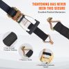 Ratchet Tie Down Straps (4PK), 11128 lb Break Strength, Double J Hook Includes 4 Premium 2" x 8' Rachet Tie Downs with Padded Handles