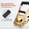 Ratchet Tie Down Straps (4PK), 11128 lb Break Strength, Double J Hook Includes 4 Premium 2" x 8' Rachet Tie Downs with Padded Handles