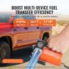 Fuel Transfer Pump, 12V DC 5 GPM 1/10 HP, Portable Electric Diesel Transfer Pump with Auto Shut-Off Fuel Nozzle