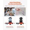 RV Water Pump, 12V DC 6 GPM (22.7 L/min), 4-Chamber Self-Priming Diaphragm Water Pump with Automatic Pressure Switch, 70 PSI Max Pressure