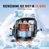 Commercial Ice Maker, 360LBS/24H Ice Making Machine with 330.7LBS Large Storage Bin