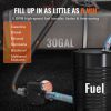 Fuel Transfer Pump, 12V DC 5 GPM 1/10 HP, Portable Electric Diesel Transfer Pump with Auto Shut-Off Fuel Nozzle