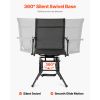 Hunting Chair, 360Â° Silent Swivel, Foldable Lightweight Portable Blind Chair, Heavy-Duty Steel Frame Ground Stool Seat, with Armrest