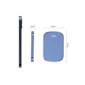 Chargomate Magnetic Portable Wireless Charger And Power Bank For Apple And Android (Option: Blue)