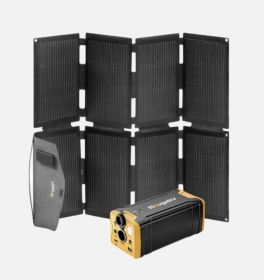 BougeRV 266WH Portable Power Station for Fridge (Option: 100W Solar Panel+277Wh Battery)