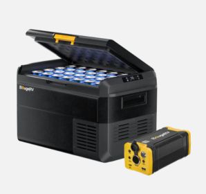 BougeRV CRS 42 Quart 12V Car Fridge (Option: Fridge+Battery)