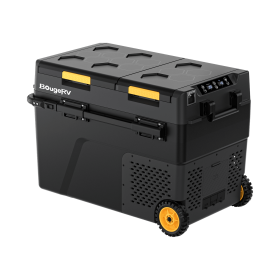 BougeRV CRD2 Dual Zone Solar Battery Portable Fridge Kit (Option: CRD2 61QT KIT)