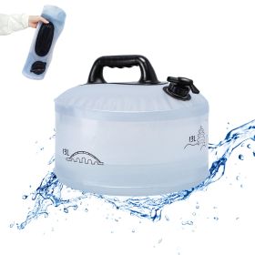 13L Portable Water Bag, Durable Leak-Proof Bucket, Collapsible Water Container, Suitable For Outdoor Camping, BBQ, Hiking, Travel, Backpacking, Rvs (style: 13L Vintage Style Water Storage Container)