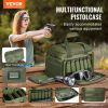 Range Bag for 4 Pistols, Tactical Gun Range Bag with 3 Detachable Baffles & 6 Magazines