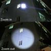 2Set USB Rechargeable COB LED Flashlight Zoomable Torch Light Lamp Camping Portable