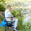 360Â° Swivel Hunting Chair Portable Foldable Hunting Chair with Mesh Cup Holder and Storage Pockets